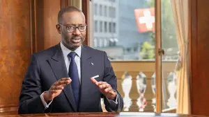 The president of the PDCI, Tidjane Thiam