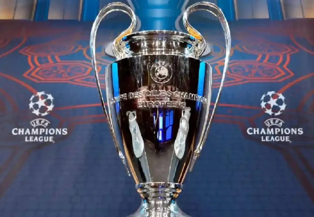 The Champions League trophy