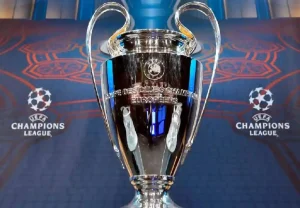 The Champions League trophy
