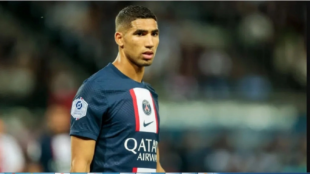 PSG right-back Achraf Hakimi