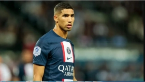 PSG right-back Achraf Hakimi
