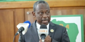 The spokesperson for the Democratic Party of Ivory Coast (PDCI-RDA), Brédoumy Soumaïla.