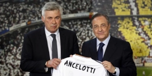Carlo Ancelotti et Florentino Pérez