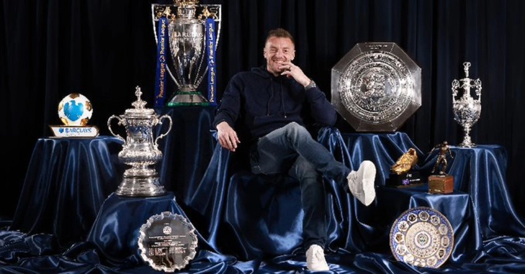 Jamie Vardy, attaquant de Leicester