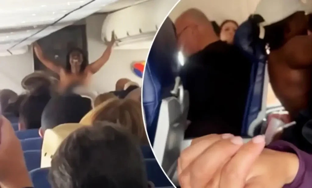 Southwest Airlines: passenger strips naked and defecates mid-flight (video)