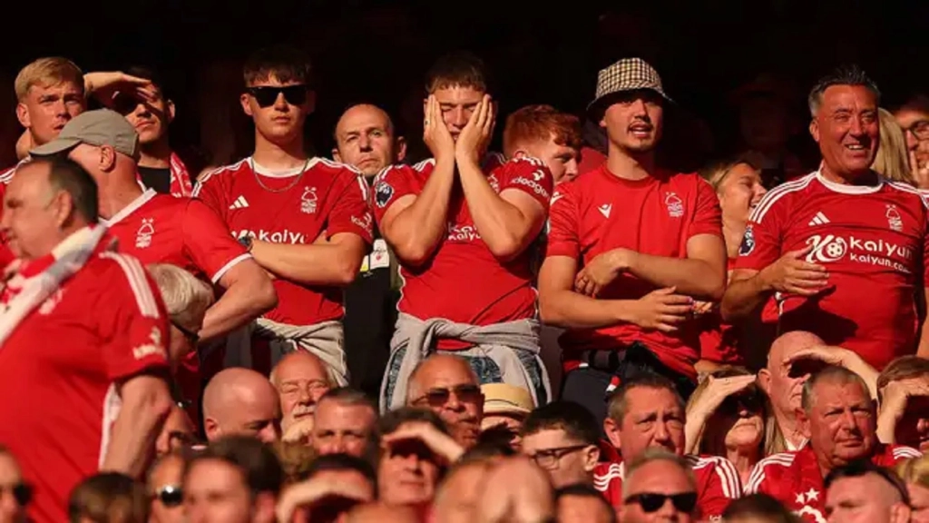 Des supporters de Nottingham Forest