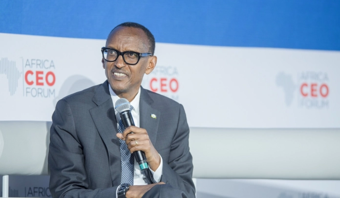 Le président rwandais, Paul Kagame. Africa CEO Forum 2024. Le président rwandais, Paul Kagame. Africa CEO Forum 2024.