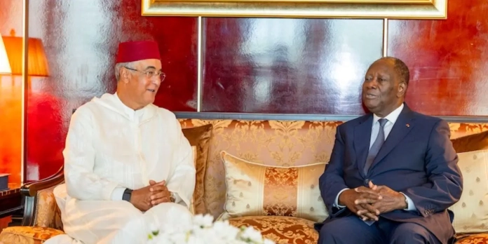 Alassane Ouattara et Abdelmalek KETTANI Alassane Ouattara and Abdelmalek KETTANI