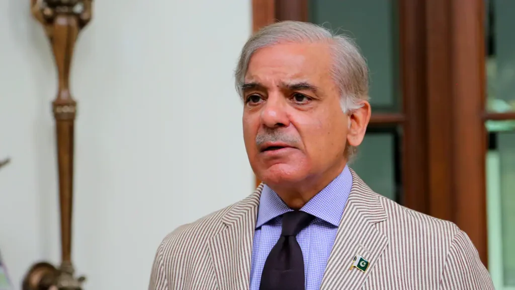 Le Premier ministre pakistanais Shehbaz Sharif