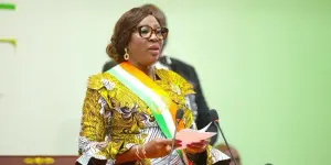 The President of the Senate in Côte d'Ivoire, Kandia Camara