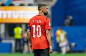 Mohamed Salah with the Egyptian national team in 2026
