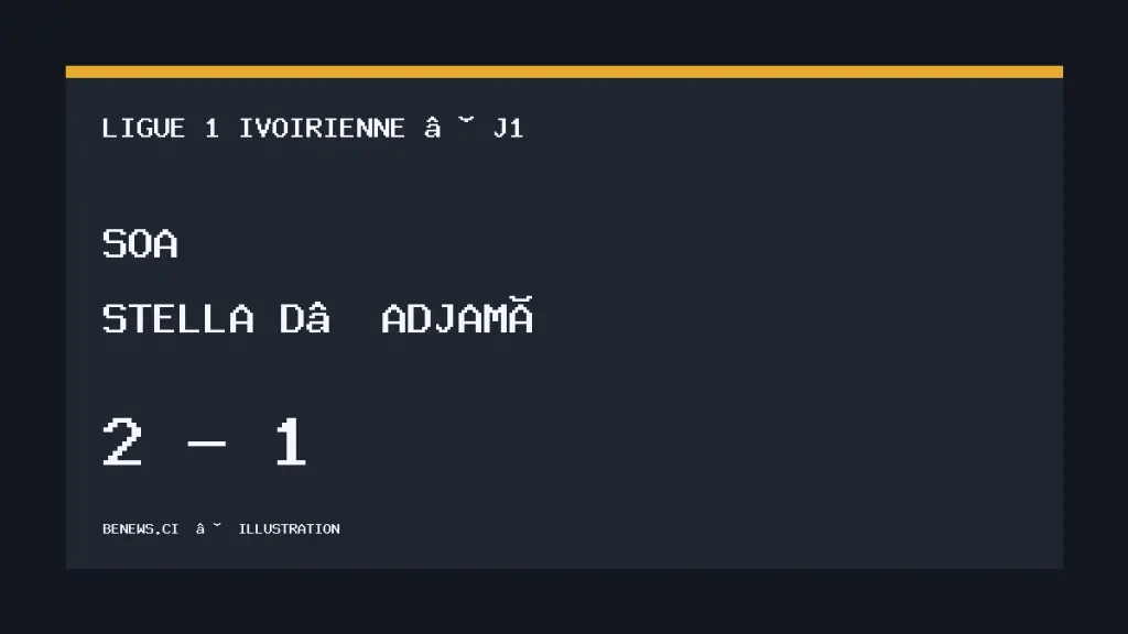 SOA - Stella d’Adjamé, Ivorian Ligue 1