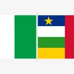 Flags of Côte d’Ivoire and the Central African Republic