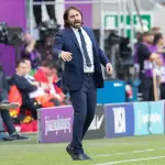 Reynald Pedros on the sidelines in Budapest in May 2019