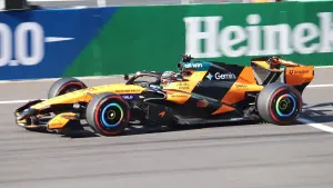 A Formula 1 single-seater during the qualifying session of the 2026 Chinese Grand Prix