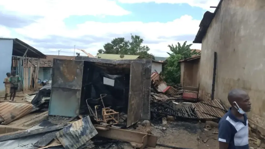 Fire in Arrah