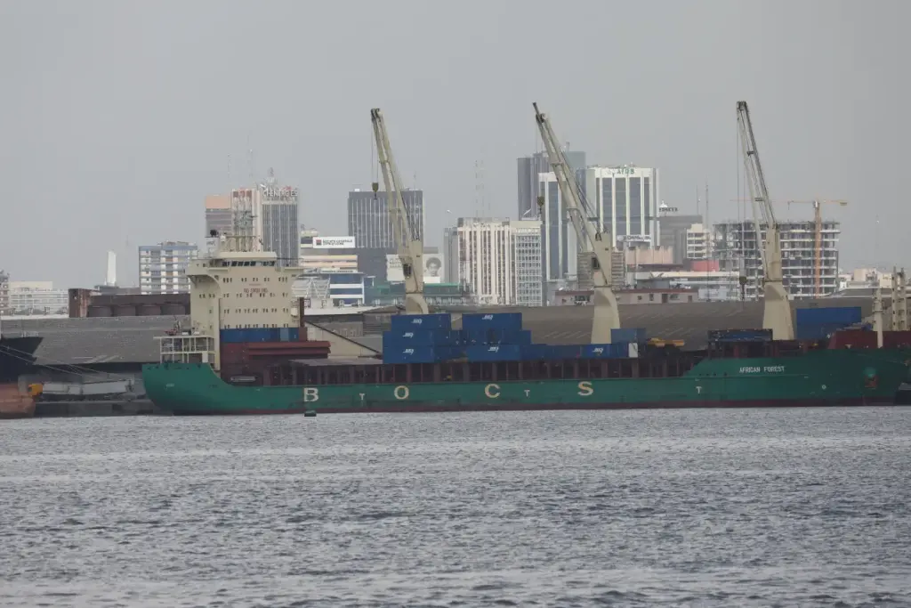 The port of Abidjan