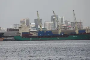 The port of Abidjan