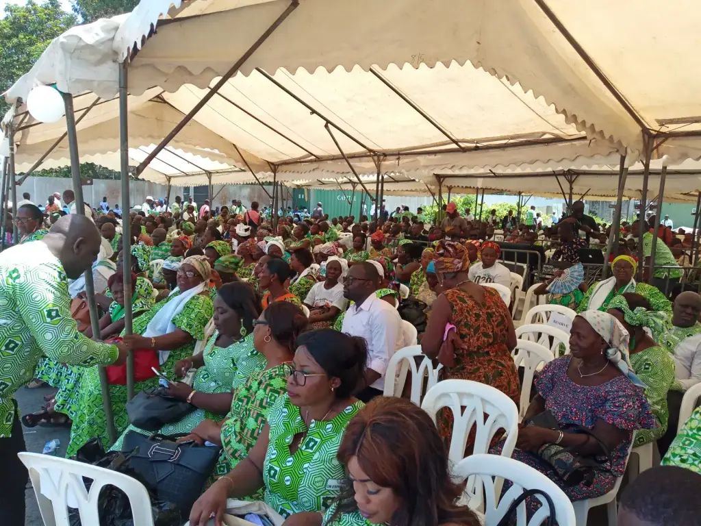 PDCI-RDA activists gathered in Abidjan in April 2019