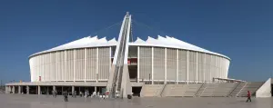 The Moses Mabhida Stadium in Durban, South Africa