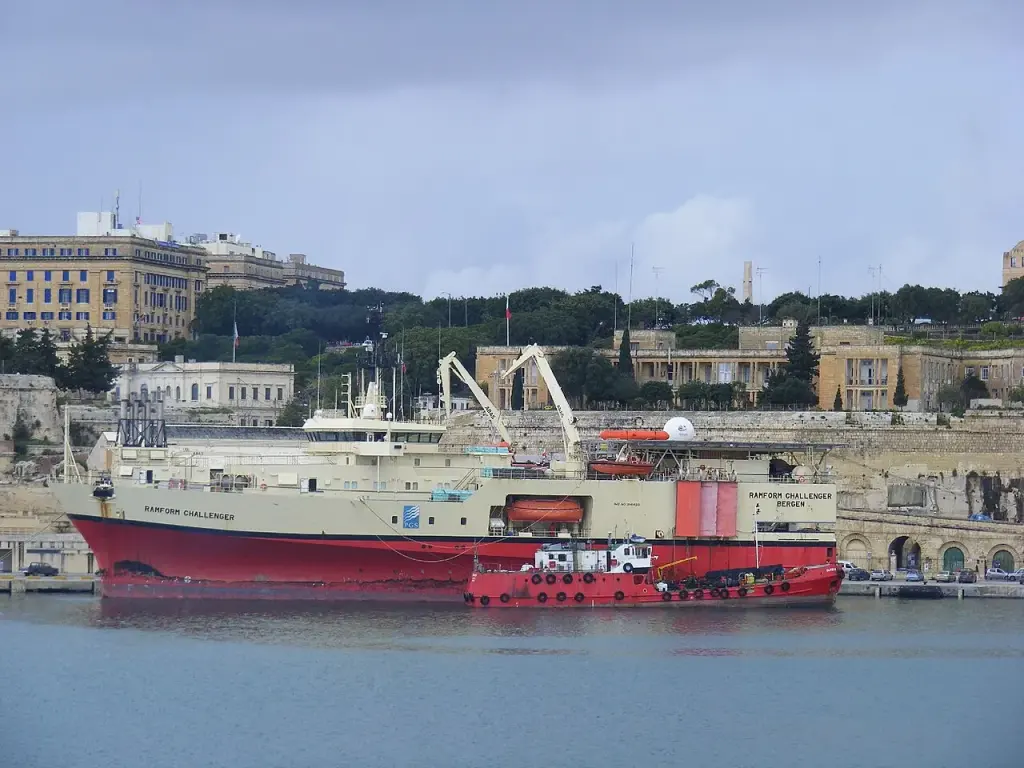 Offshore seismic survey vessel used as illustration