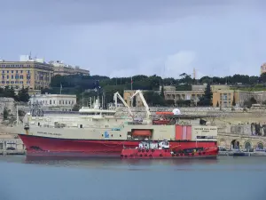 Offshore seismic survey vessel used as illustration