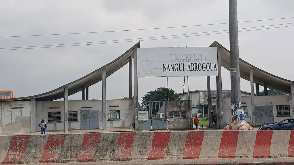 View of Nangui Abrogoua University in Abobo