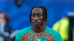Yan Diomandé with the Ivory Coast national team in June 2026