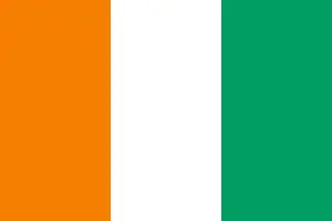Drapeau de la Cote d'Ivoire