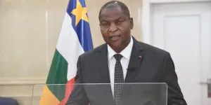 Le prÃ©sident de la RÃ©publique centrafricaine, Faustin-Archange TouadÃ©ra