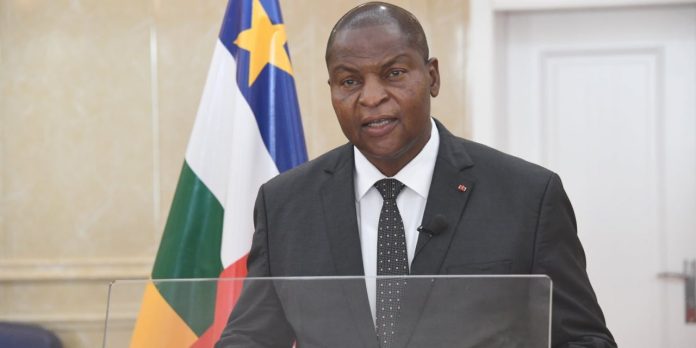 Le prÃ©sident de la RÃ©publique centrafricaine, Faustin-Archange TouadÃ©ra