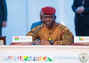 Le capitaine Ibrahim Traoré, président de la transition au Burkina Faso