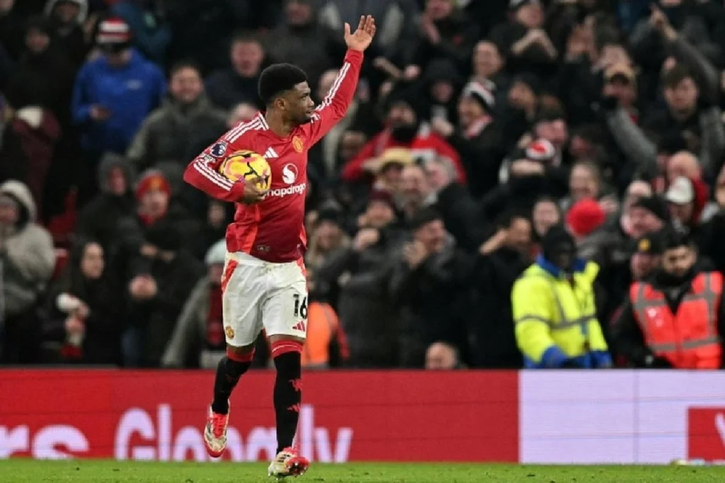Amad Diallo a inscrit un triplé pour Manchester United contre Southampton @AFP