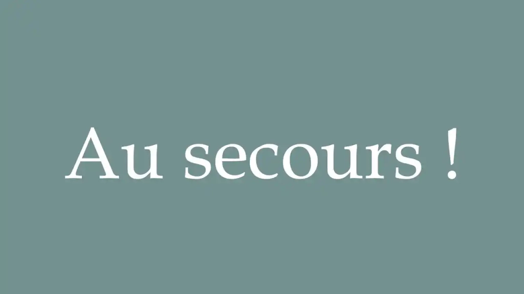 Au Secours @ maxresdefault