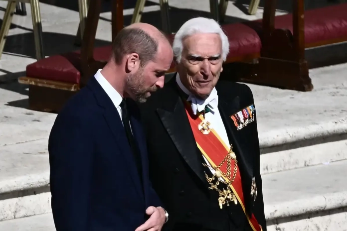 Du côté des Windsor, seul le prince William est présent à Rome pour les funérailles du pape François. ©AFP or licensors