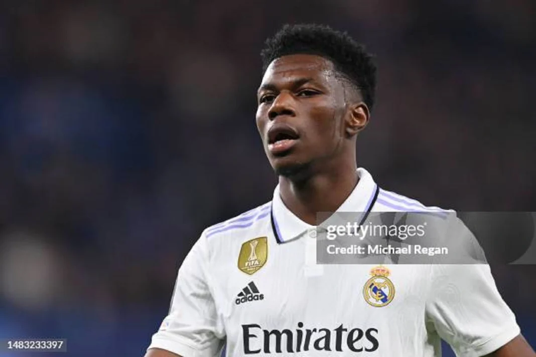 Le milieu de terrain du Real Madrid Aurélien Tchouaméni