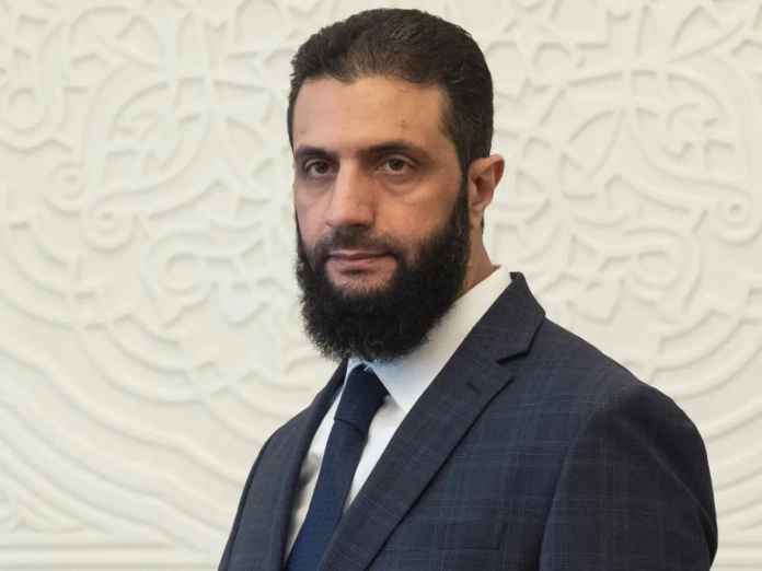 Ahmed Al-Charaa, président intérimaire des autorités syriennes de transition
