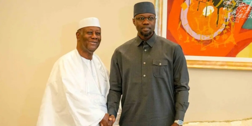 Alassane Ouattara et Ousmane Sonko