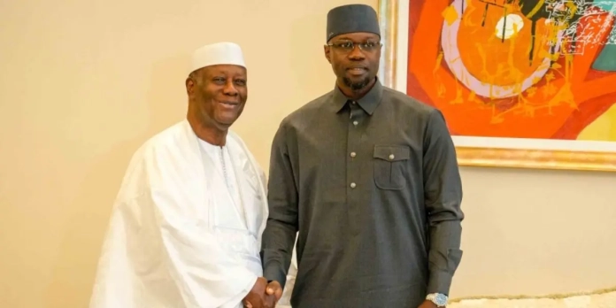 Alassane Ouattara et Ousmane Sonko