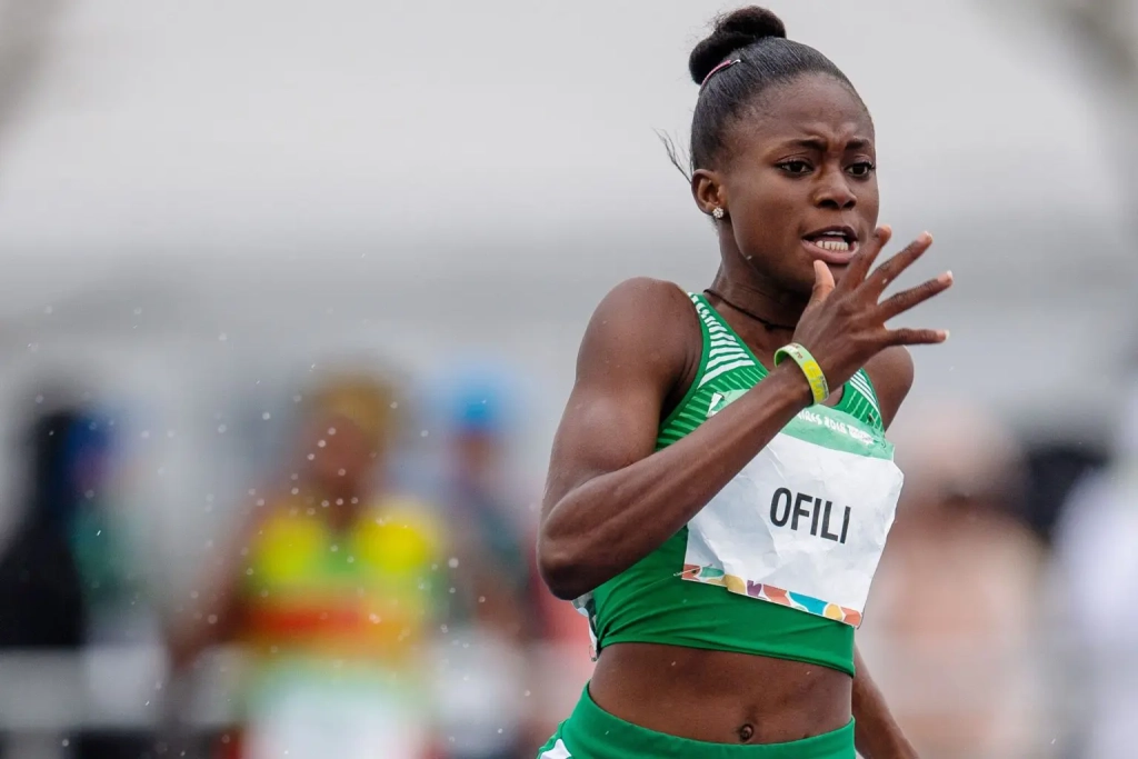 L'athlète nigériane Favour Ofili