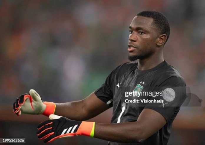 Le gardien de but ivoirien d'Angers, Yahia Fofana