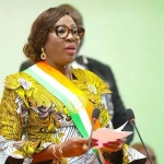 La présidente du Sénat en Côte d'Ivoire, Kandia Camara