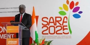 Le PM ivoirien, Beugré Mambé au SARA 2025