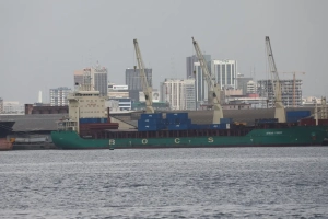 Le port d'Abidjan