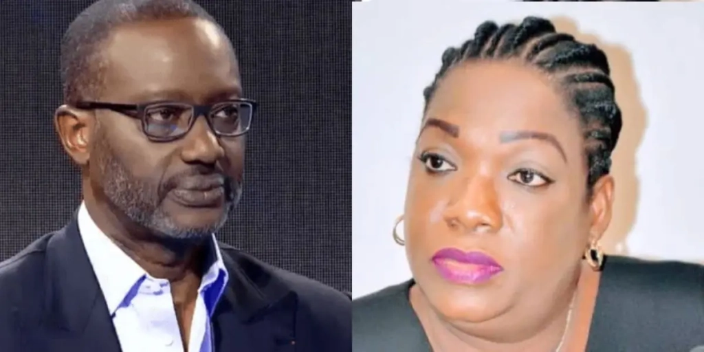 Tidjane Thiam et Valérie Yapo