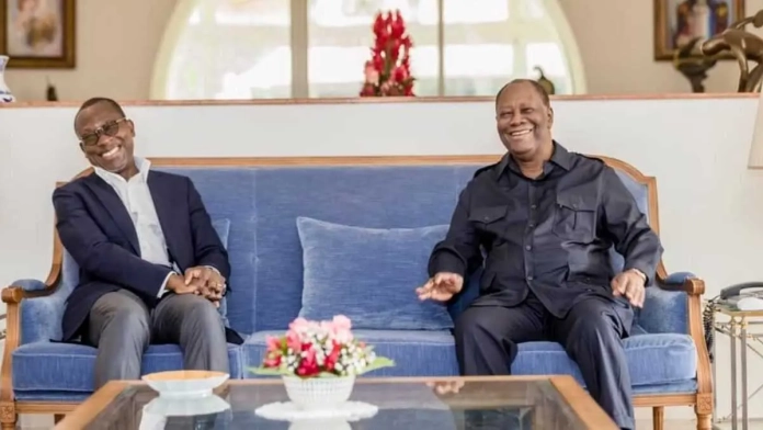 Alassane Ouattara et Patrice Talon 