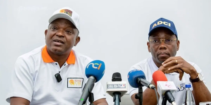 Assalé Tiémoko et Vincent Toh Bi Irié