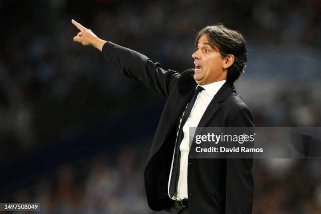 L'entraineur italien, Simone Inzaghi