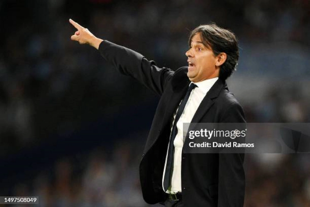 L'entraineur italien, Simone Inzaghi
