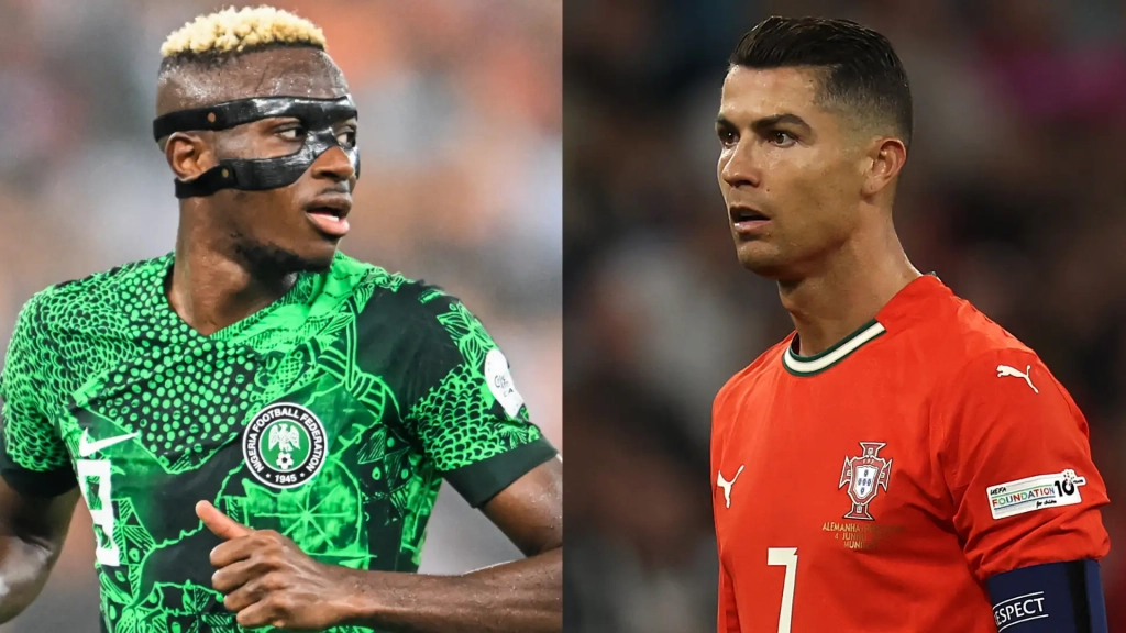 Cristiano Ronaldo et Victor Osimhen
